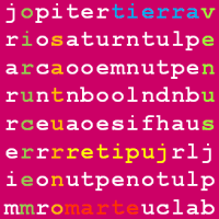 WordSearch.LetterSoup es un programa que busca las palabras de un conjunto dentro de una sopa de letras que se especifica como un rectangulo de caracteres. La busqueda la realiza en todas las direcciones horizontal, vertical y en las 2 diagonales y en todos los sentidos posibles, de izquierda a derecha, de derecha a izquierda, de arriba hacia abajo